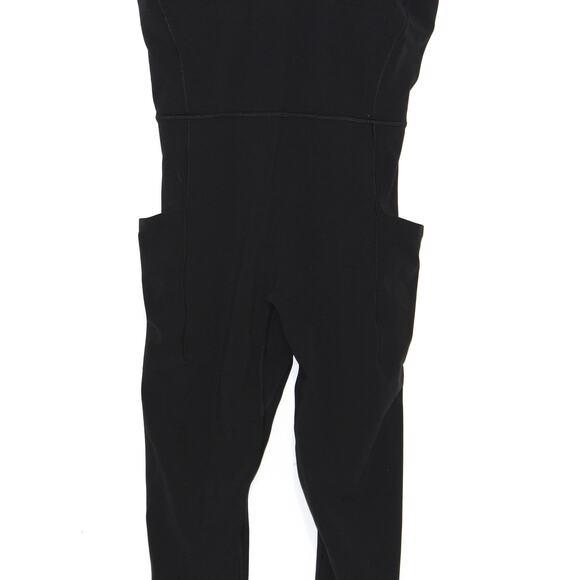 Athleta Salutation Mesh 7/8 Bodysuit Black Size Large - Picture 7 of 12